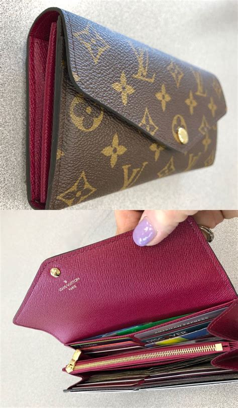 sarah wallet lv pink|louis vuitton wallet women real.